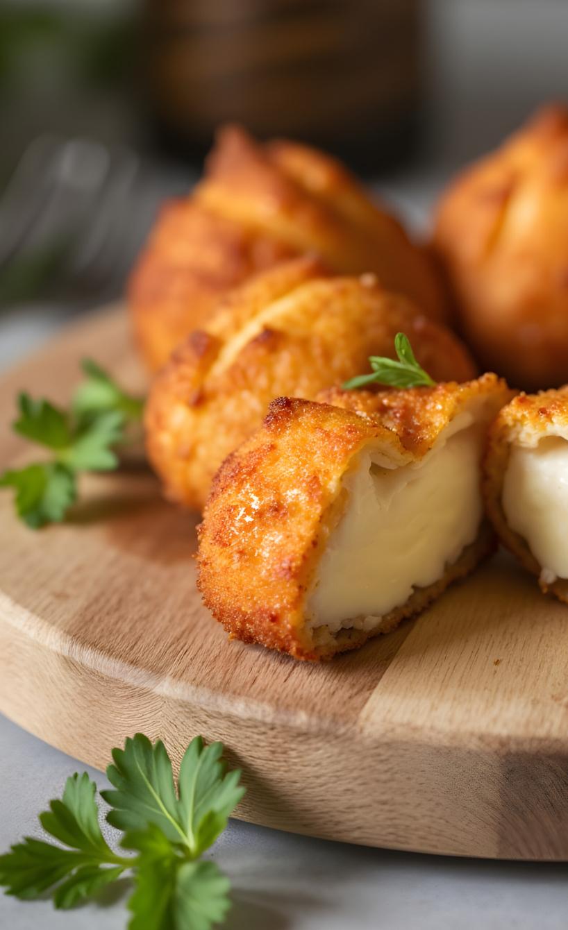 Panierte Camembert-Bällchen