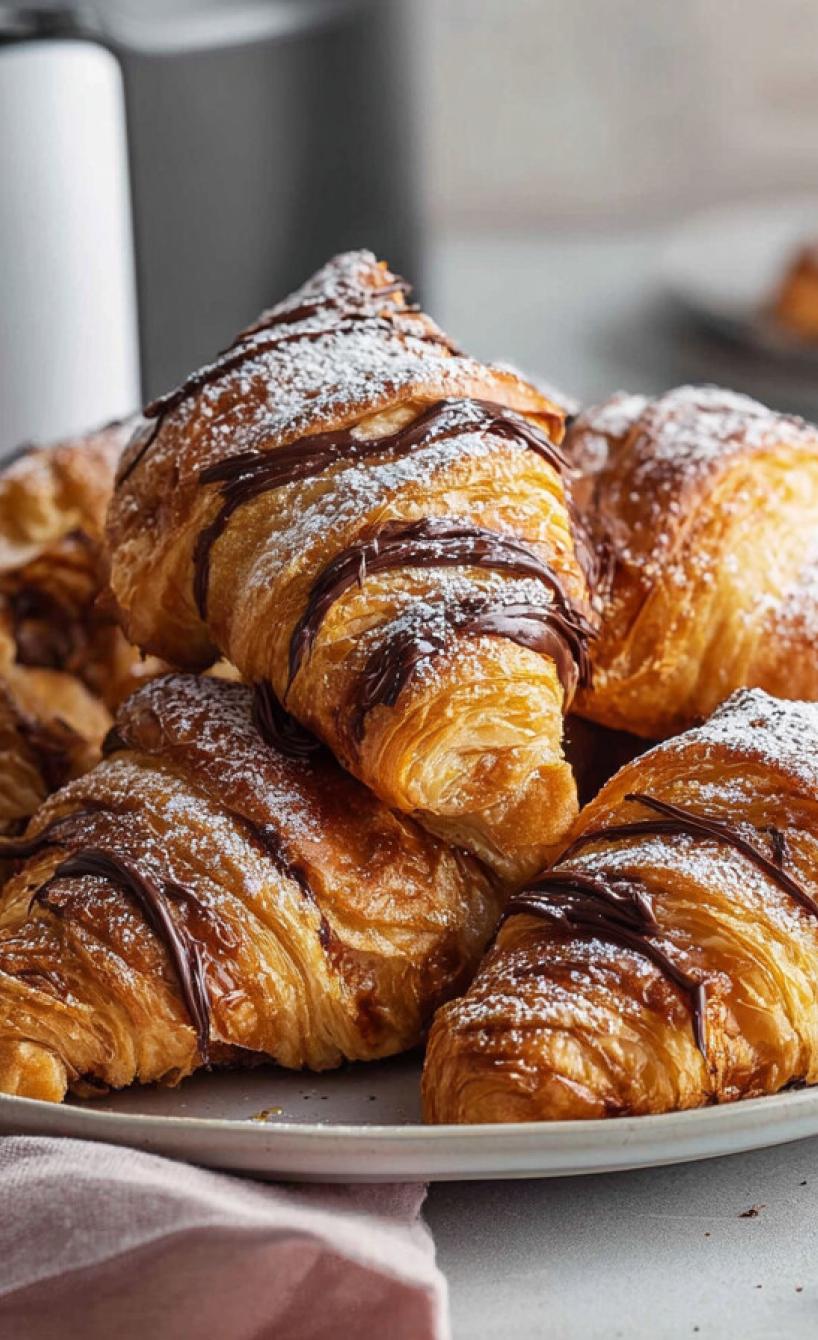 Schnelle Schoko-Croissants