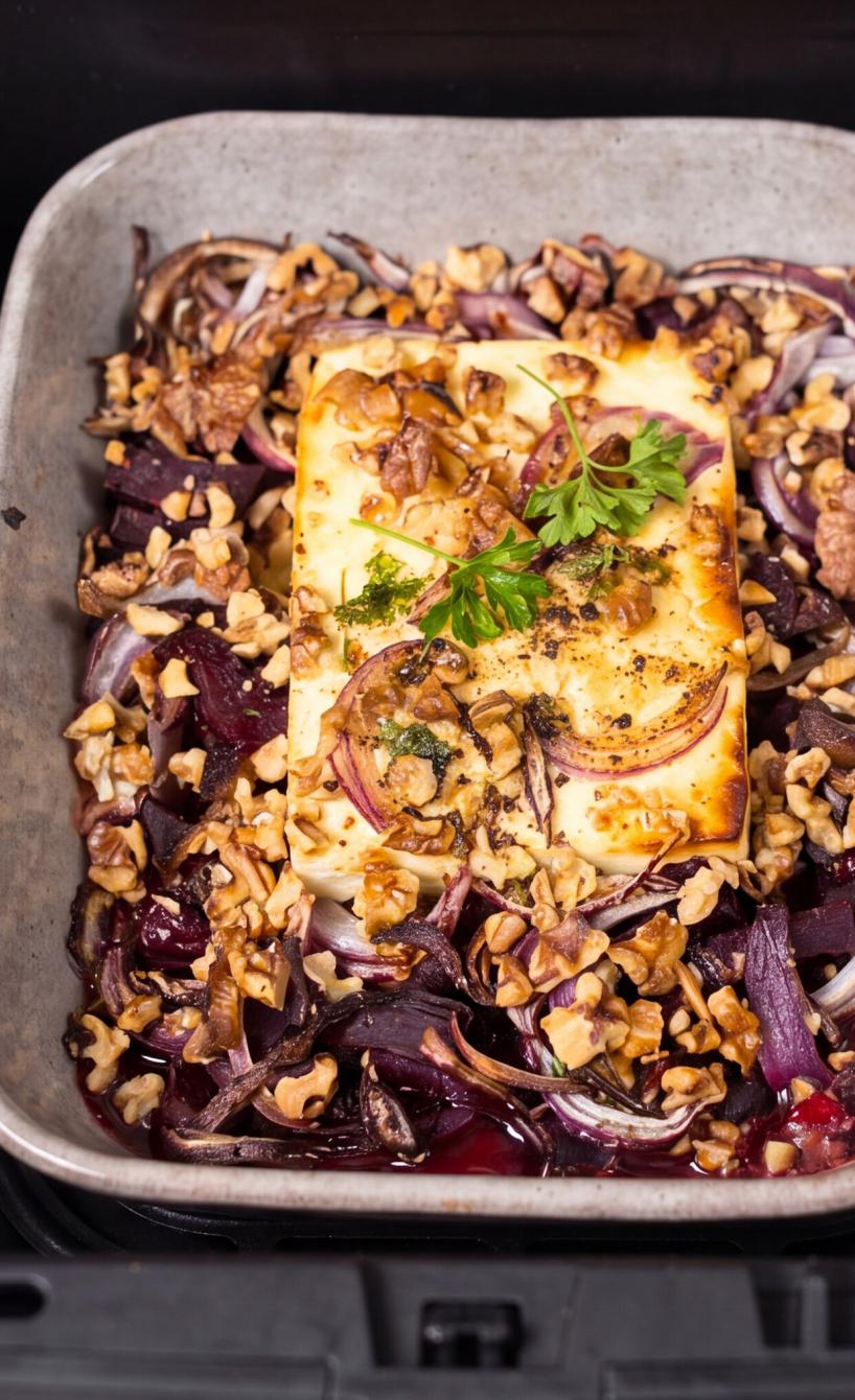 Gebackener Feta mit Roter Bete & Walnüssen