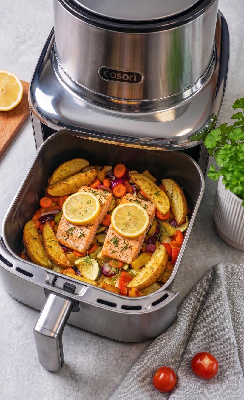 Lemon Salmon with Veggies