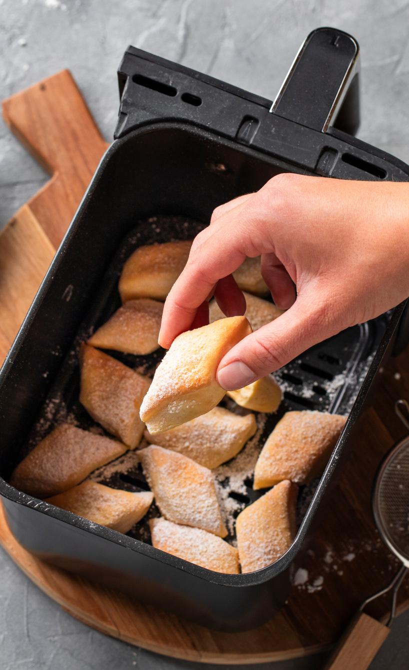Schmalzkuchen aus dem Airfryer