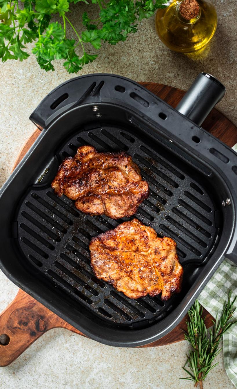 Schweinesteaks aus dem Airfryer