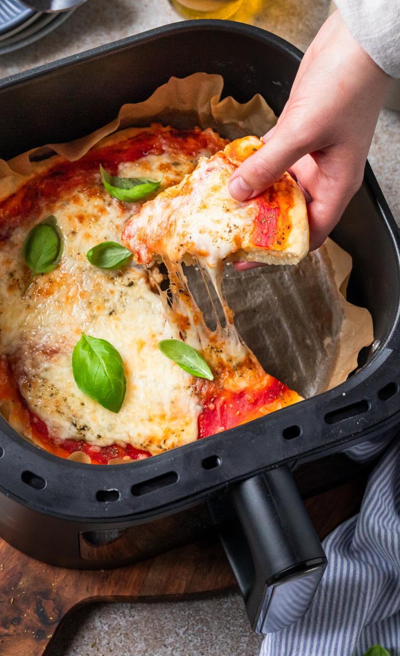 20-Minuten Airfryer Pizza