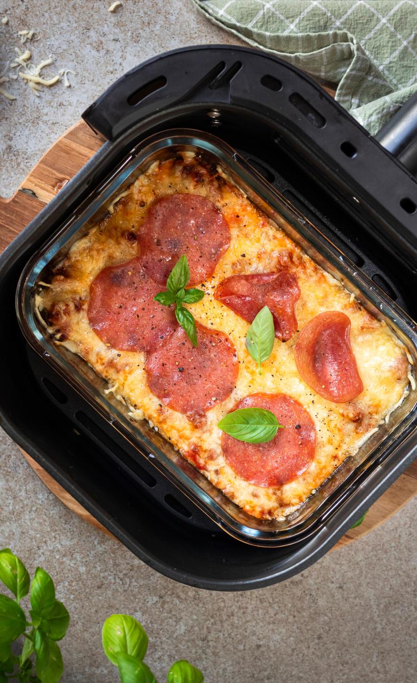 5-Zutaten Pizza-Lasagne