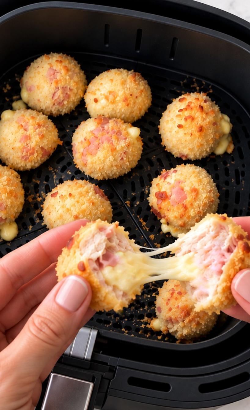 Chicken Cordon Bleu Balls
