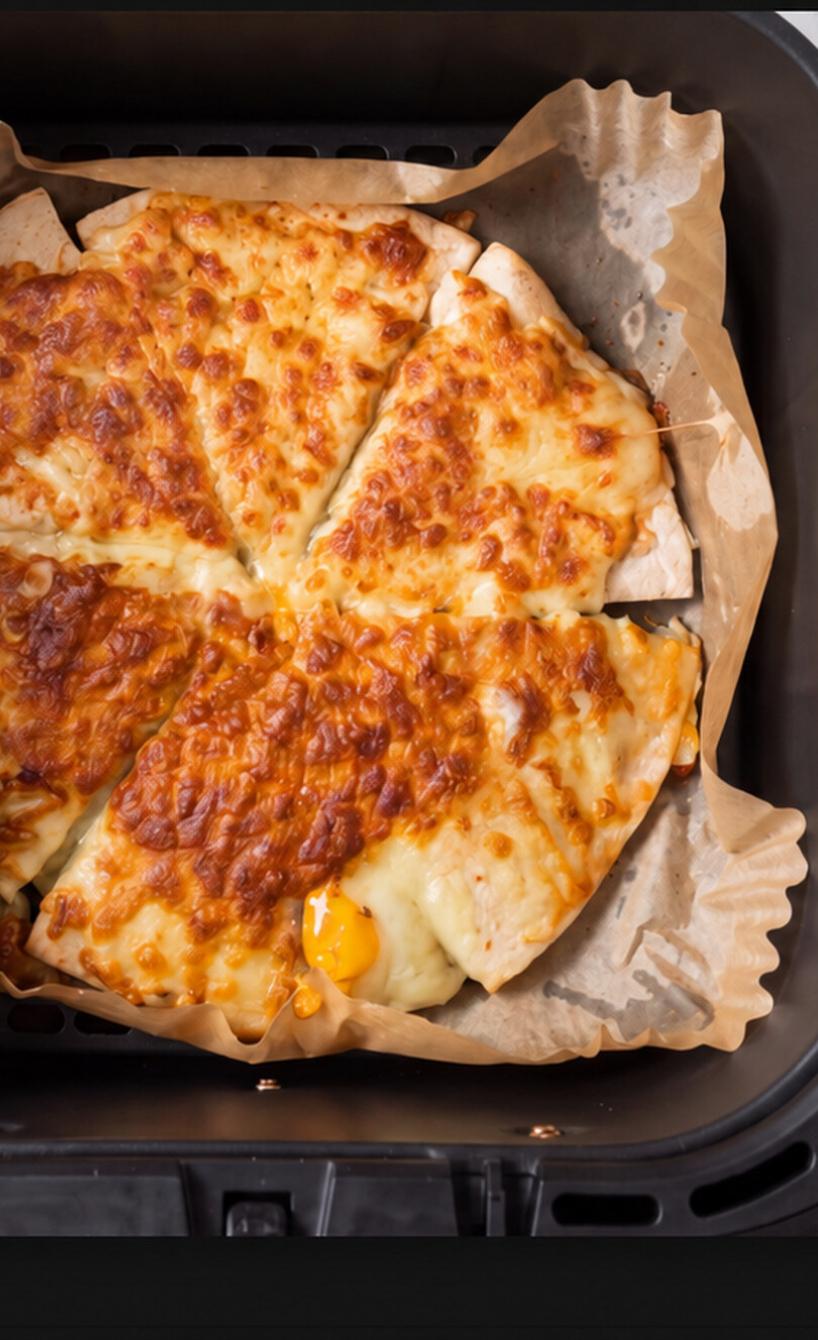Crispy Schinken-Käse-Tortilla-Dreiecke