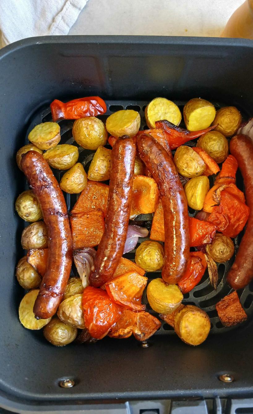 Easy Sausage & Veg Traybake