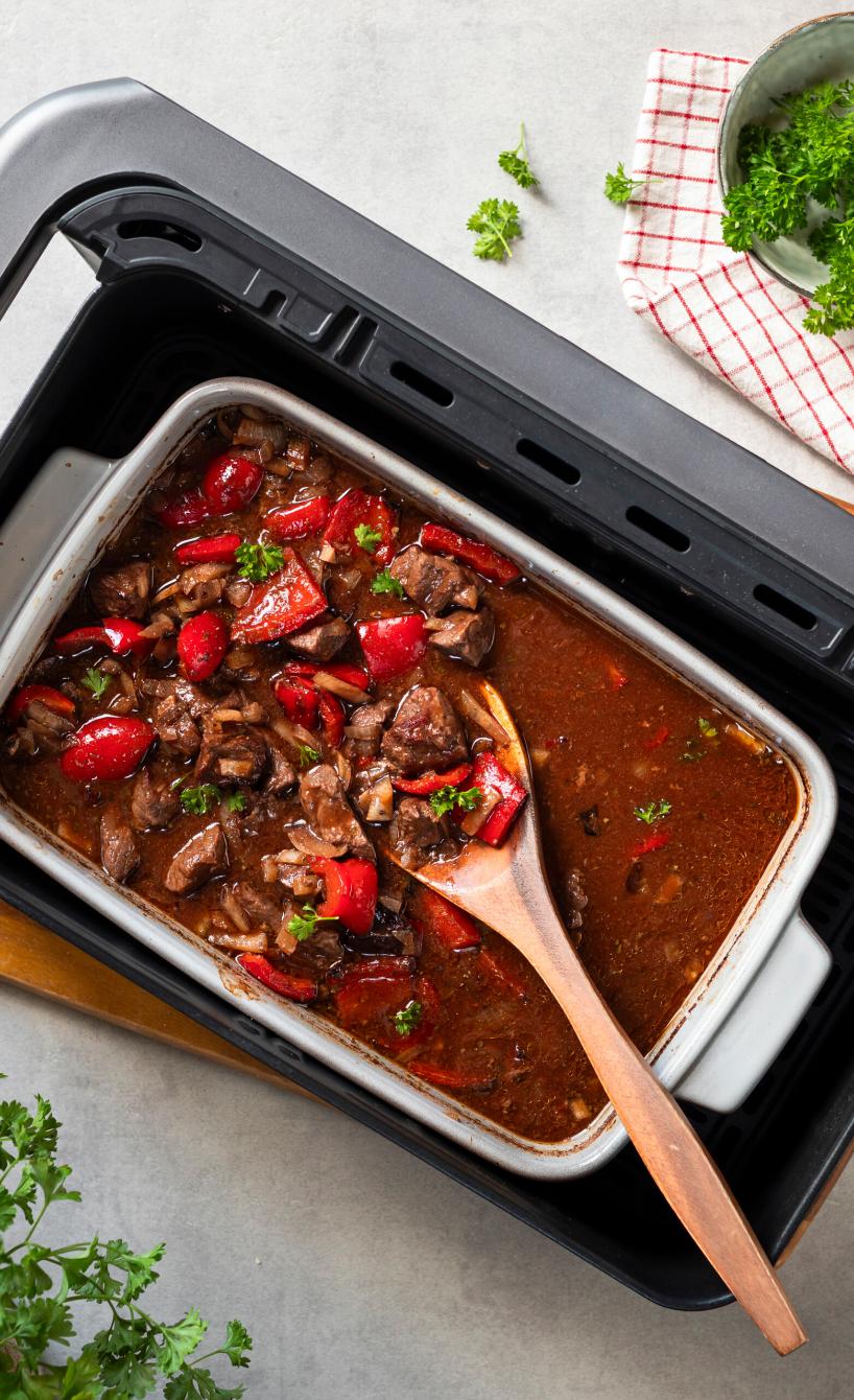 Gulasch im Airfryer