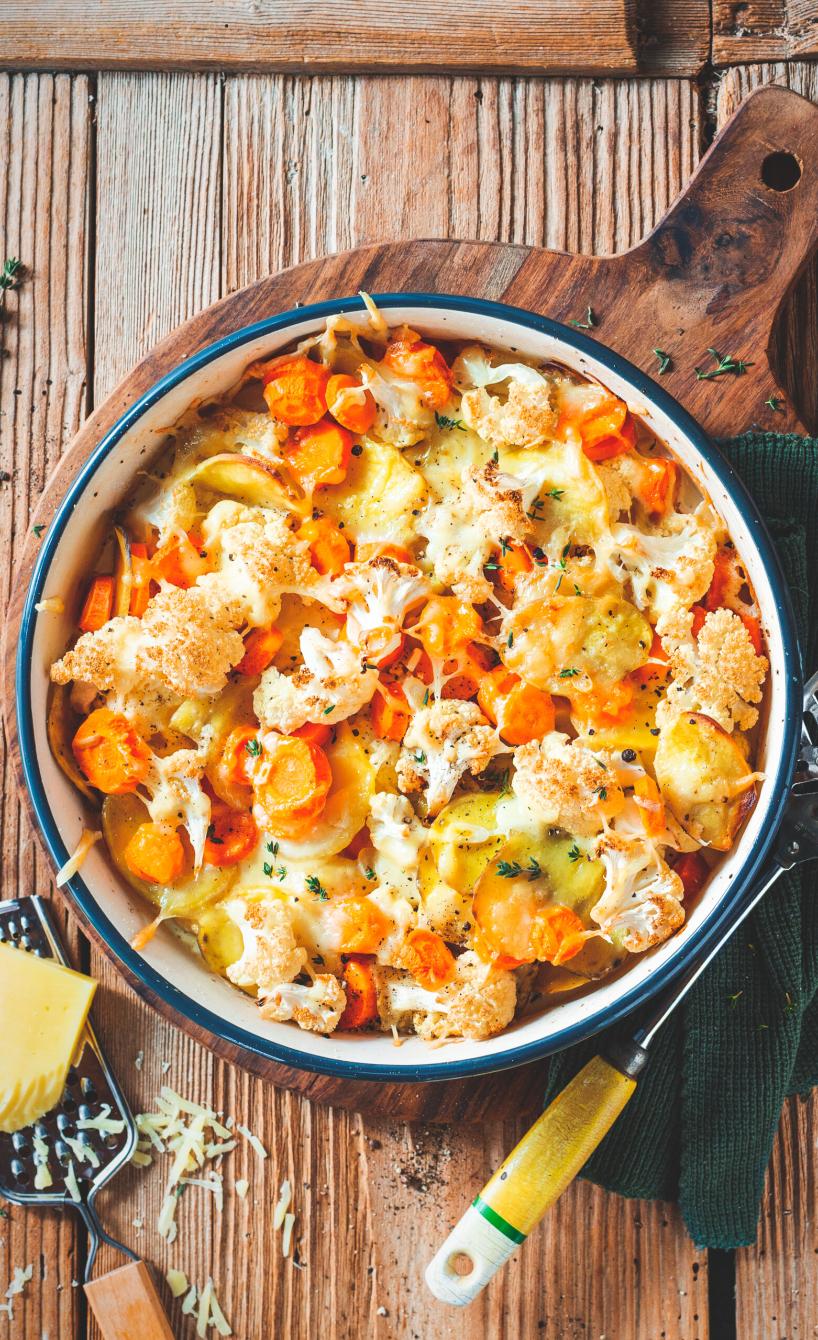 Kartoffel-Gemüse-Gratin