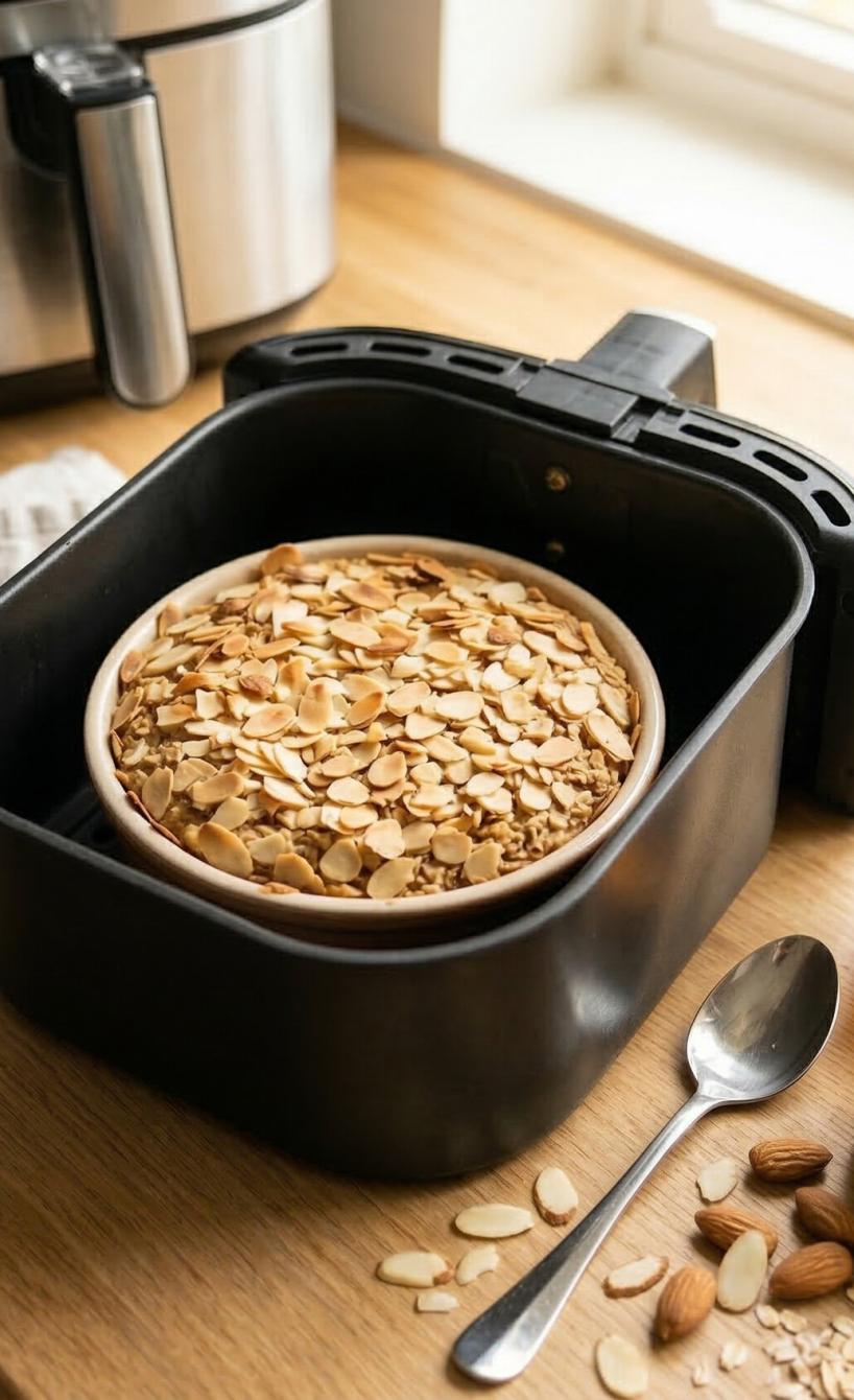 Mandelhörnchen Baked Oats