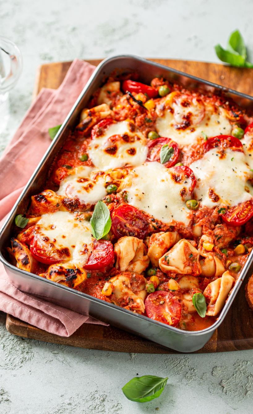 20-Minuten-Tortelliniauflauf