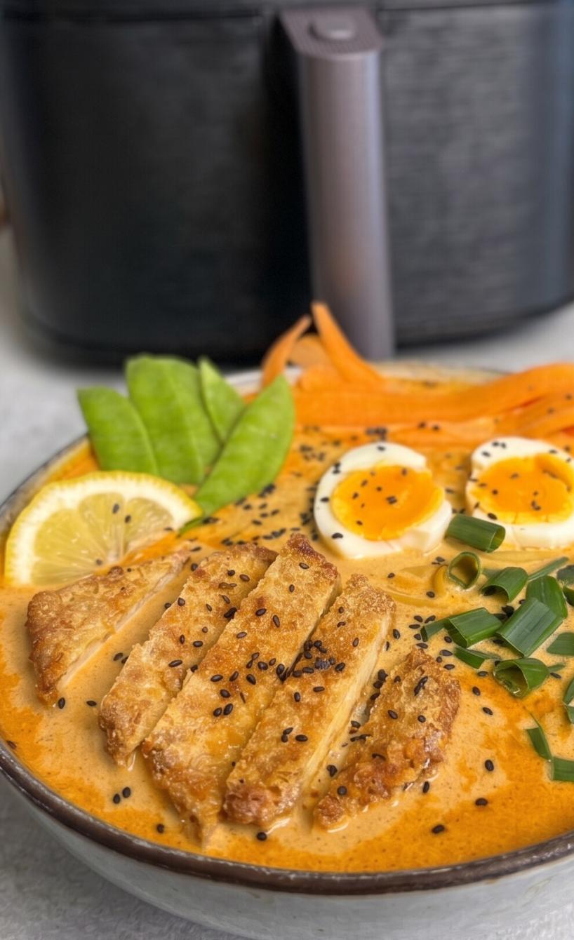 Fried Tofu Ramen Bowl