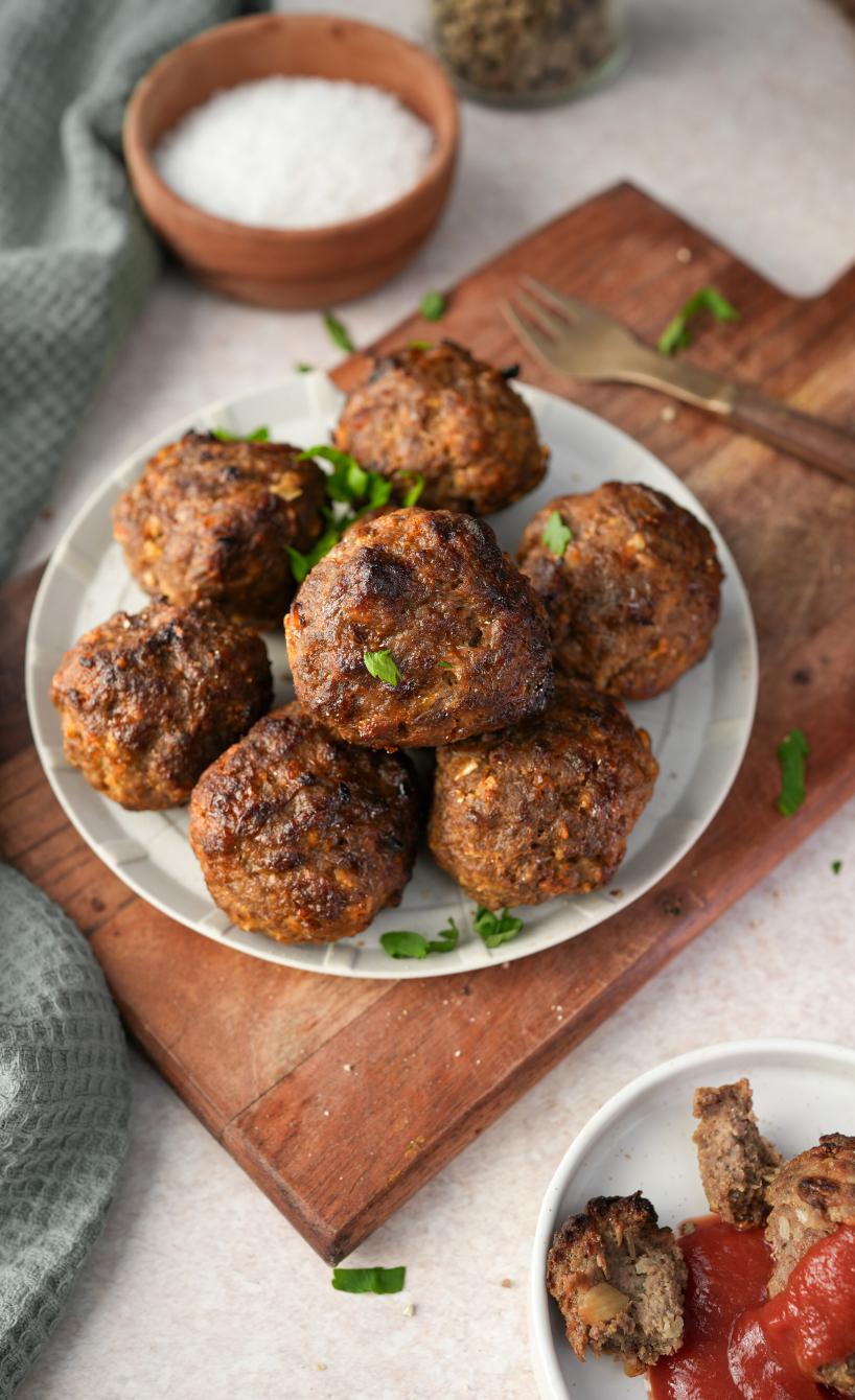 Frikadellen mit Zwiebelsuppen-Fix