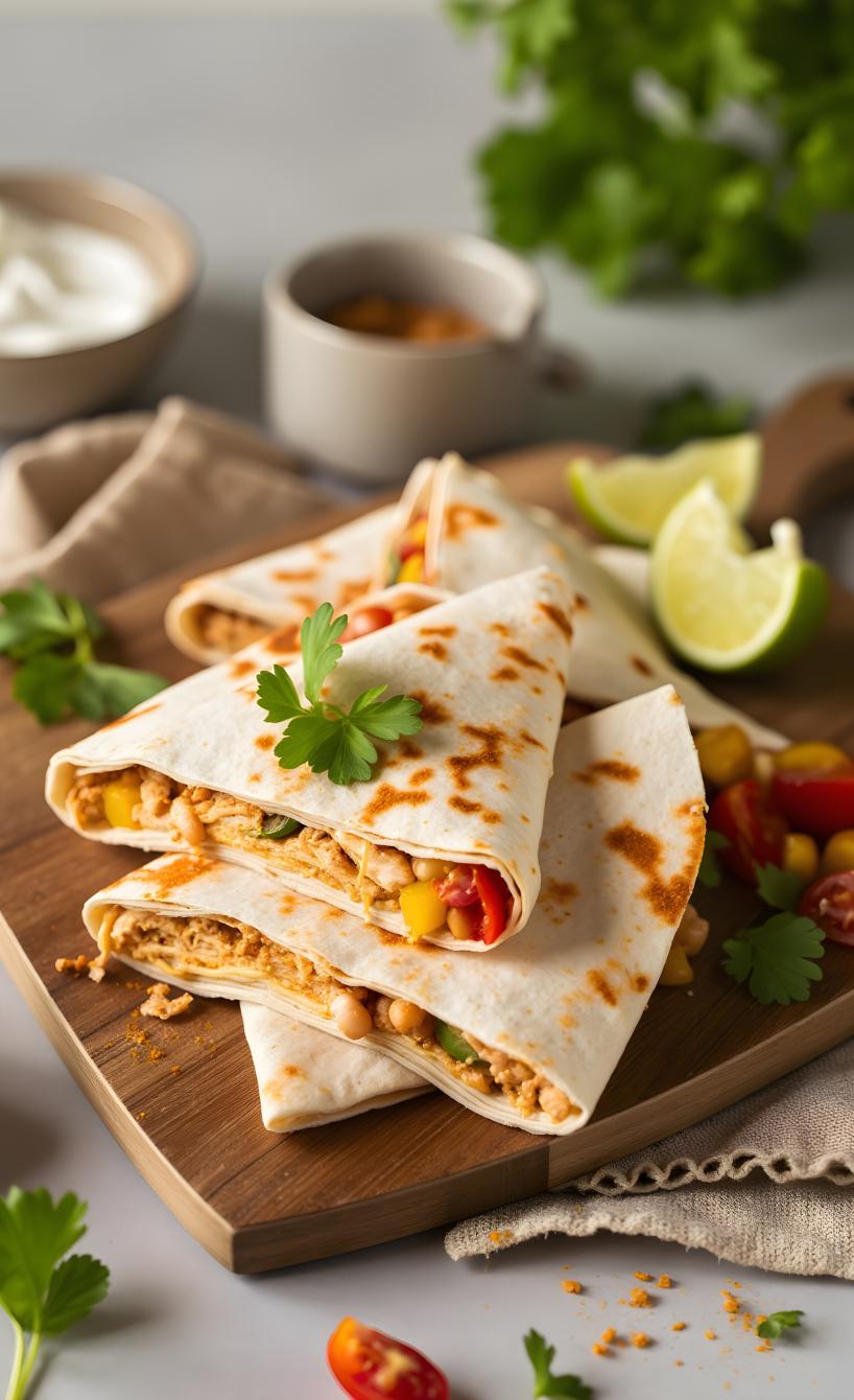 Riesige Quesadilla
