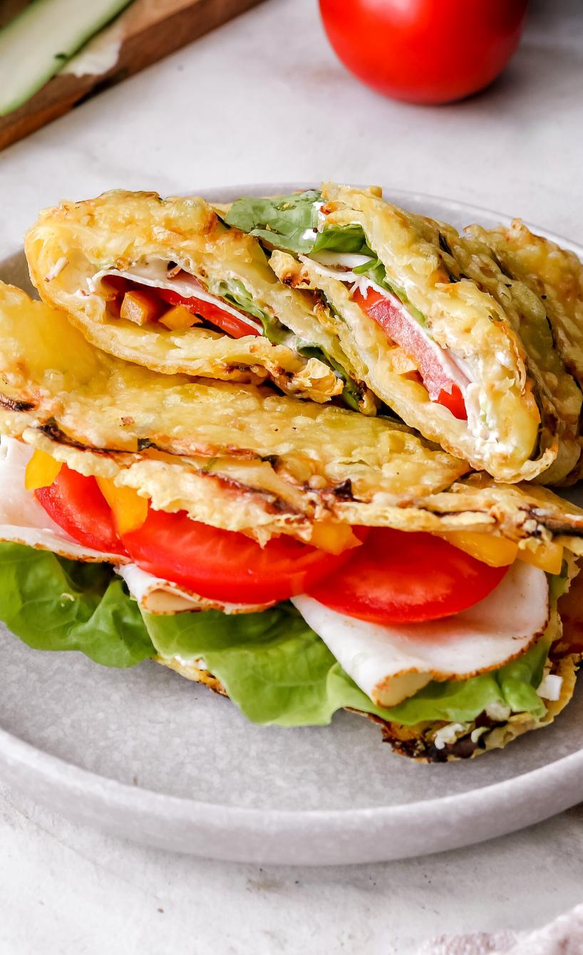 Zucchini-Käse-Wrap