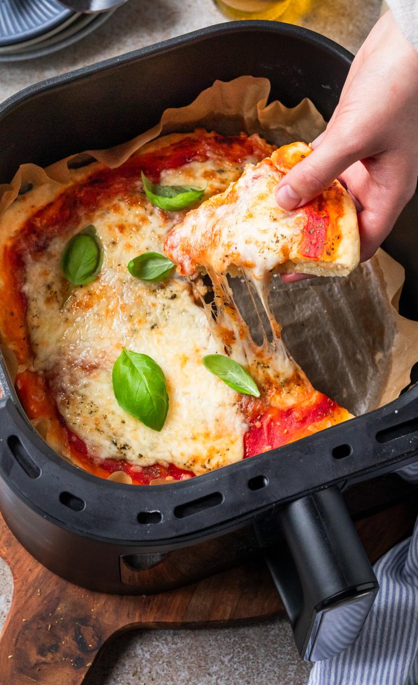 20-Minuten Airfryer Pizza