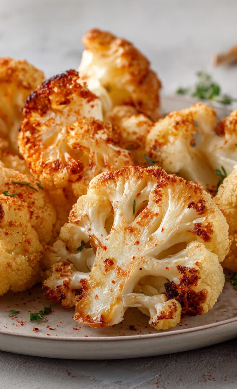 Frittierter Blumenkohl aus dem Airfryer