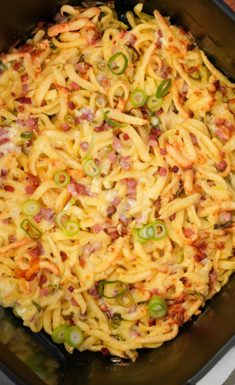 Flammkuchen-Spätzle