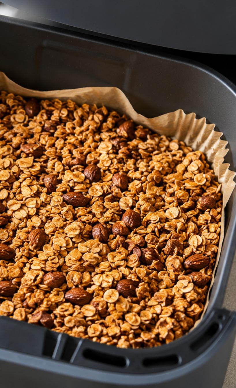 Knuspriges Zimt-Mandel Granola