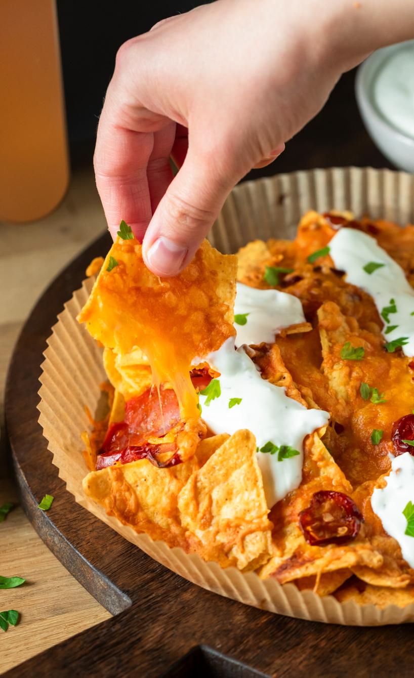 Airfryer Loaded Nachos