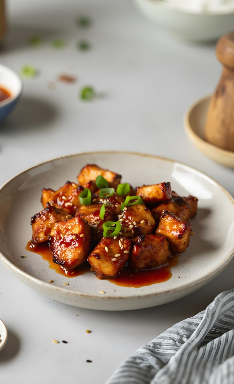 Würziges koreanisches Hähnchen