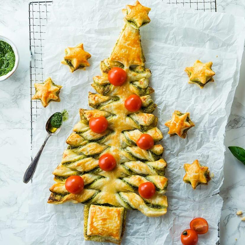 Blätterteig Tannenbaum