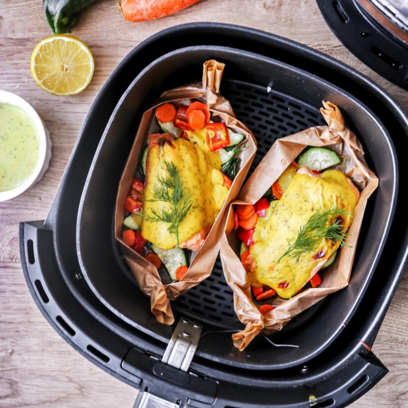 Lachs-Gemüse-Schiffchen