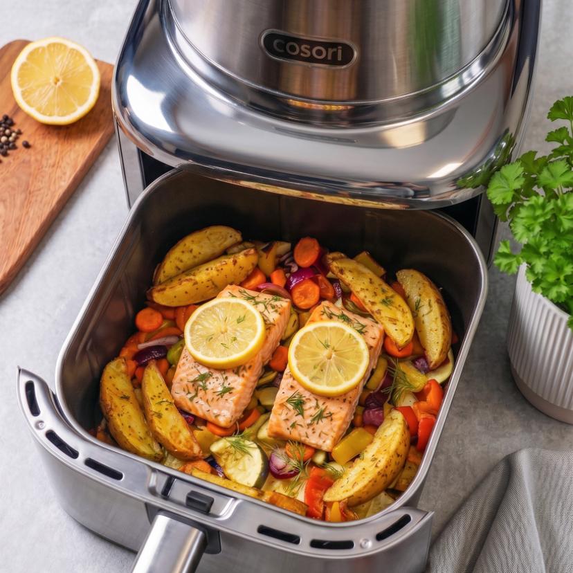 Lemon Salmon with Veggies