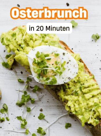 Avocadotoast mit Ei und Kresse