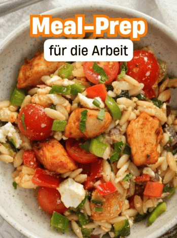 Orzo Salat Cover für Rezeptsammlung
