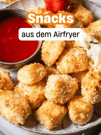 Snacks aus dem Airfryer